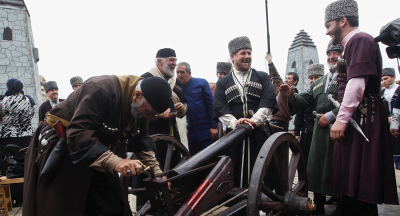 Рамзан Кадыров на празднике в Грозном. Фото: REUTERS/Maxim Shemetov