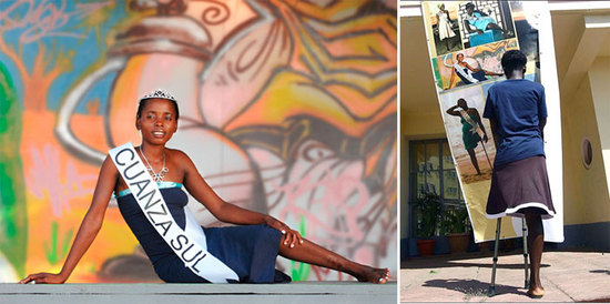 Победительница конкурса красоты среди тех, кто "прошёлся по минному полю".