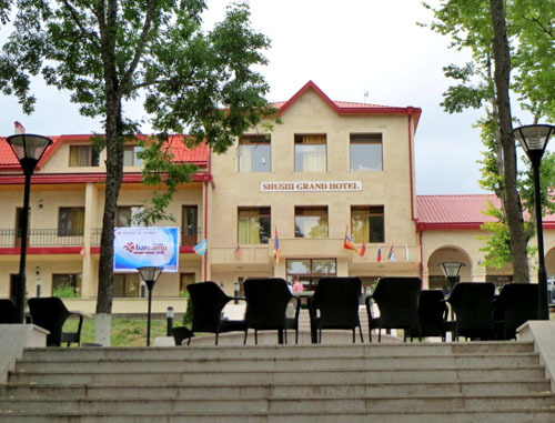 Форум  «Barcamp Artsakh 2013» проходит в гостинице Гранд Отель. Нагорный Карабах, город Шуши, 25 июля 2013 г. Фото Алвард Григорян для "Кавказского узла"