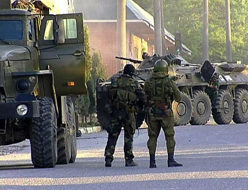 Спецназ во время одной из спецопераций в Дагестане. Автор фото Магомед Магомедов