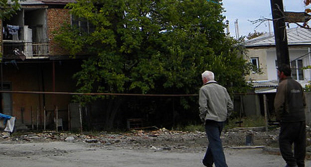 Южная Осетия, Цхинвал, октябрь 2009 года. Фото "Кавказского Узла"