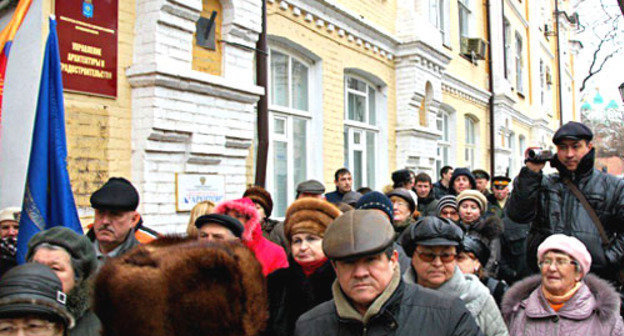 Жители Астрахани поддержали голодающих. Астрахань, 18 марта 2012 г. Фото: Сергей Кожанов, sergeykozhanov.livejournal.com