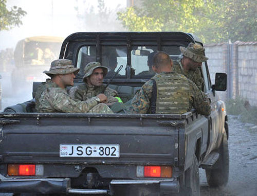 Спецоперация МВД Грузии возле грузино-российской границы. Фото: Информационный Центр Кахети, http://www.ick.ge/ 

