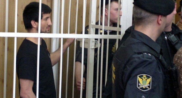 Расул Мирзаев во время судебного заседания. Москва, 17 мая 2012 г. Фото Юлии Буславской для "Кавказского узла"