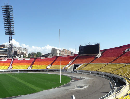 Стадион "Раздан" после реставрации. Армения, Ереван, сентябрь 2012 г. Фото Армине Мартиросян для "Кавказского узла"