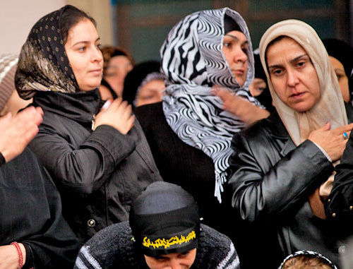 Мусульмане Азербайджана отметили День Ашура. Баку, 25 ноября 2012 г. Фото Азиза Каримова для "Кавказского узла"