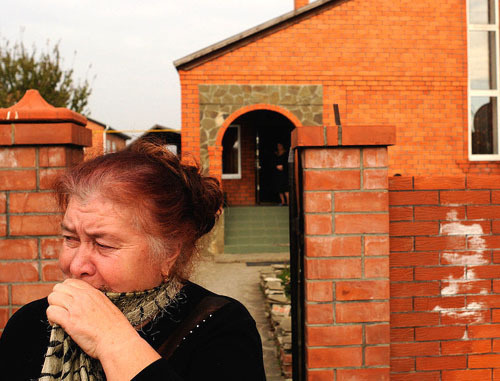 Дом в станице Кущевская, в котором было совершенно массовое убийство. Краснодарский край, 5 ноября 2011 г. Фото: Максим Тишин/Югополис
