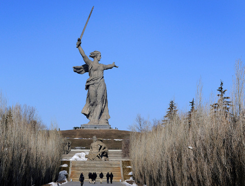 Мамаев курган в Волгограде, март 2012 г. Фото: Land Rover Our planet, http://www.flickr.com/photos/our-planet