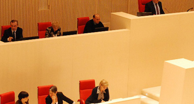 Пленарное заседание парламента Грузии 5 декабря 2012 г. Фото: http://www.parliament.ge