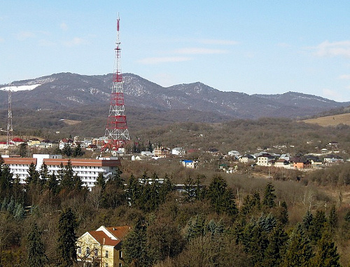 Нальчик, вид на телевышку. Фото: Аслан Шауей, http://escogido7.livejournal.com