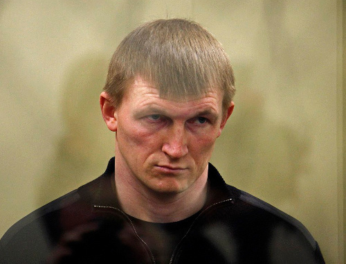 Андрей Быков на первом слушании по его делу в Краснодарском краевом суде. 2011 г. Фото Владимира Аносова, ЮГА.РУ