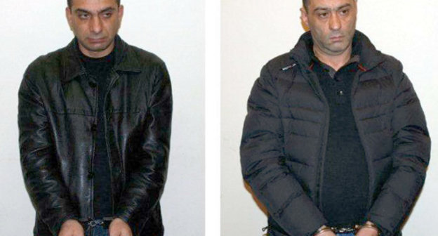 Подозреваемые в покушении на Паруйра Айрикяна. Фото СНБ Армении