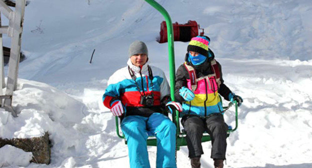 Канатная дорога в Приэльбрусье. Кабардино-Балкария. Фото Луизы Оразаевой для "Кавказского узла"