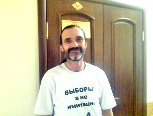 Михаил Анисенко после вынесения решения суда. Астрахань, 20 февраля 2013 г. Фото Елены Гребенюк для "Кавказского узла"