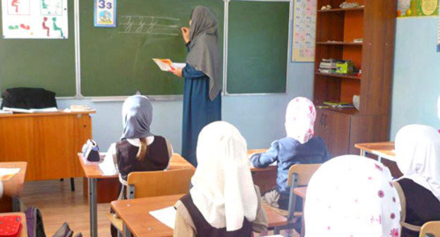 Занятия в мусульманской школе "Новое поколение" в Махачкале. Фото: сайт школы "Новое поколение", http://www.ng05.ru