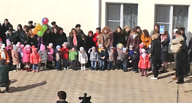 Детский сад на 100 мест открылся в Черкесске. 1 марта 2013 г. Фото Аси Капаевой для "Кавказского узла"