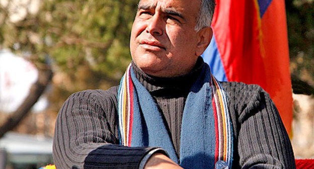 Первый день голодовки лидера партии «Наследие» Раффи Ованнисяна. Ереван, 11 марта 2013 г. Фото: PanARMENIAN Photo/Tigran Mehrabyan