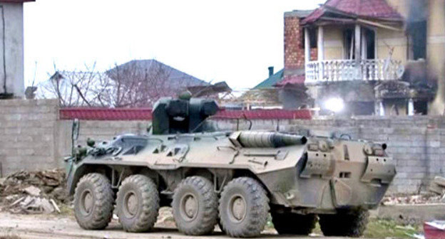 Спецоперация в поселке Семендер в пригороде Махачкалы. 21 марта 2013 г. Фото http://nak.fsb.ru/