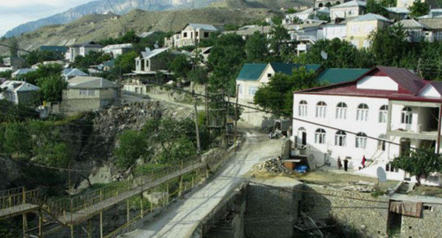 Селение Хаджалмахи Левашинского района. Дагестан. Фото http://www.odnoselchane.ru/