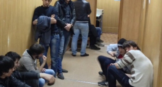 Ставрополь, февраль 2013 г. Задержанные за драку. Фото пресс-службы ГУ МВД России по Ставропольскому краю