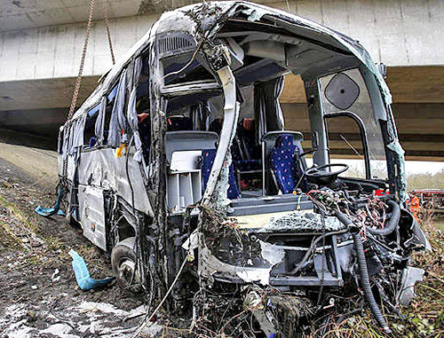 На месте ДТП в Бельгии. Фото http://gg34.ru/