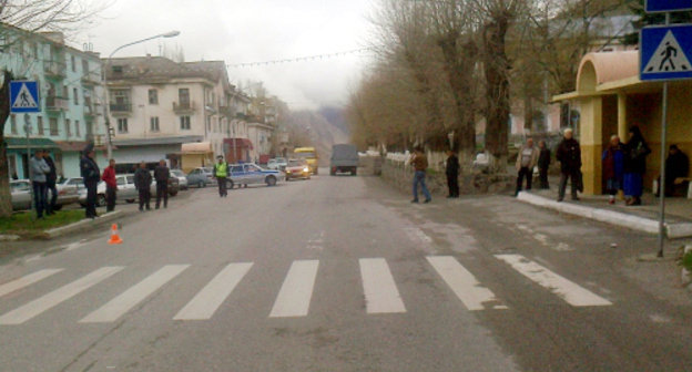 КБР, Тырныауз, пешеходный переход на Эльбрусском проспекте. Фото: 07.gibdd.ru