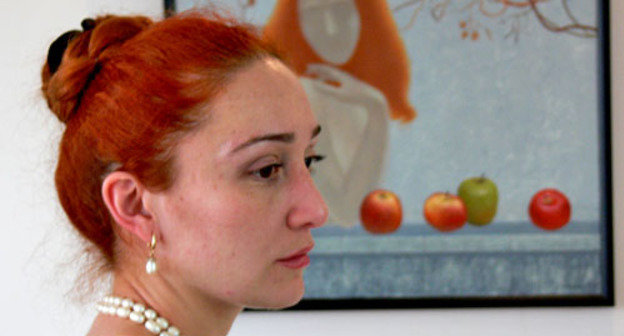 "Северо-Кавказская биеннале - 2013" проходит в арт-центре "Первая галерея" в Каспийске. Дагестан, 13 мая 2013 г. Фото Патимат Махмудовой для "Кавказского узла"