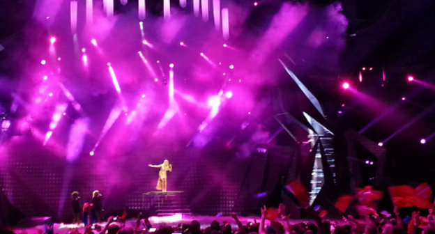 Выступление на музыкальном конкурсе "Евровидение-2013". Швеция, Мальмё, 17 мая 2013 г. Фото: http://www.flickr.com/photos/quirischa