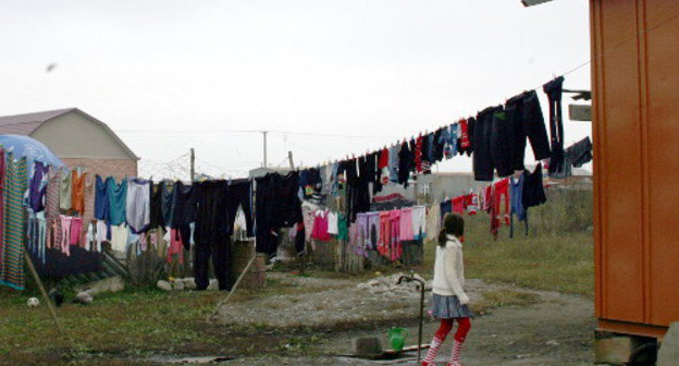 Один из лагерей беженцев в Ингушетии. Фото Татьяны Гантимуровой для "Кавказского узла"