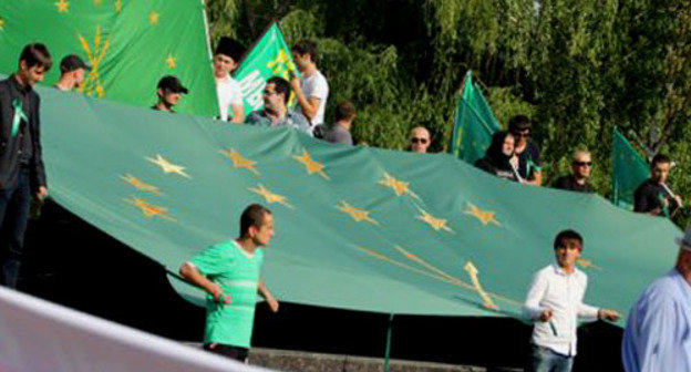 День памяти и скорби по жертвам Кавказской войны. Майкоп, 21 мая 2013 г. Фото Ахмеда Нагоева, http://natpress.net/