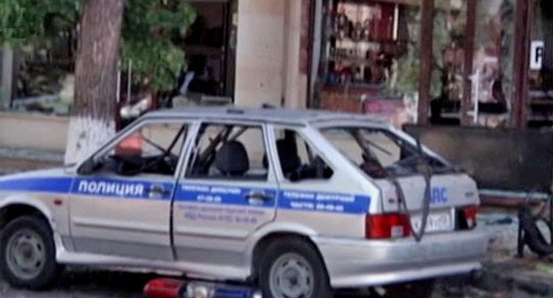 На месте совершения теракта. Махачкала, 25 мая 2013 г. Фото http://nac.gov.ru/