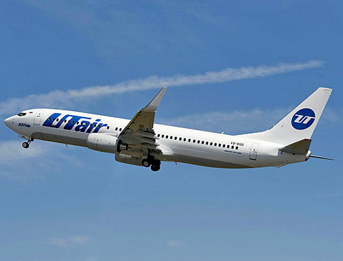 Boeing 737 авиакомпании "ЮТэйр".
Фото пресс-службы авиакомпании "ЮТэйр"