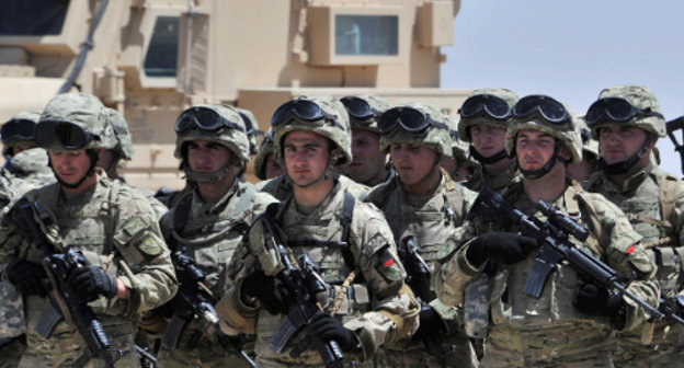 Военнослужащие грузинского контингента в Афганистане. Фото пресс-службы администрации президента Грузии, http://www.president.gov.ge