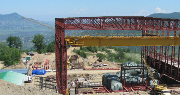 Строительные работы на территории Техутского месторождения. Май 2013 г. Фото: http://www.teghout.am