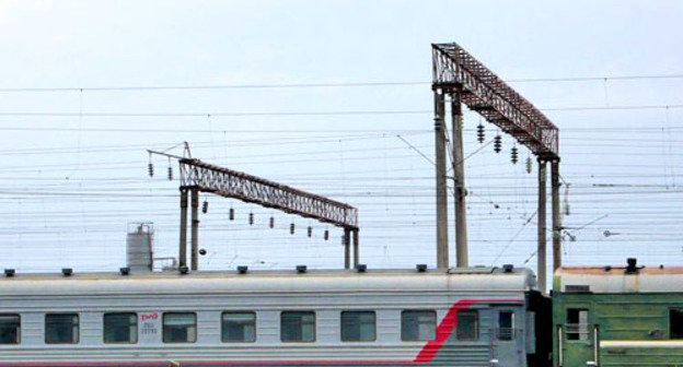 Железная дорога в Махачкале. Фото: Магомед Магомедов (Юсупов), http://www.odnoselchane.ru/