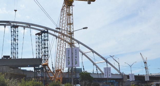 Сочи, олимпийское строительство в Имеретинской низменности. 2013 г. Фото Светланы Кравченко для "Кавказского узла"