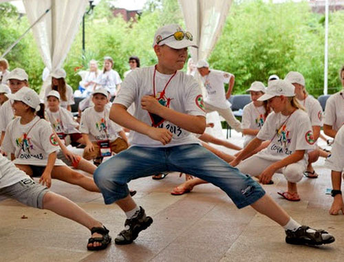Участники Диаспартакиады-2013 в Сочи, июль 2013 г. Фото www.yuga.ru