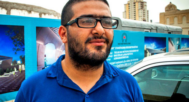 Илькин Рустамзаде. Фото Азиза Каримова для "Кавказского узла"