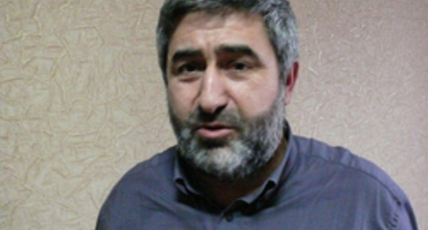 Руководитель коллегии адвокатов "Кавказ" Магомед Гучучалиев на пресс-конференции, посвященной расследованию убийства Омара Сагидмагомедова. Дагестан, Махачкала, 29 февраля 2012 г. Фото Ахмеда Магомедова для "Кавказского узла" 