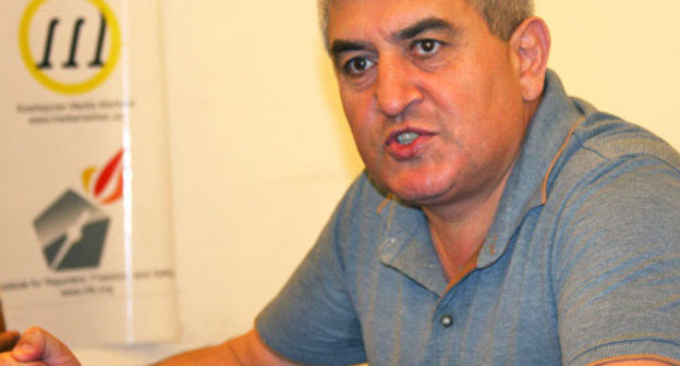 Глава НПО "Право и развитие" Хафиз Гасанов. Фото Парваны Байрамовой для "Кавказского узла"