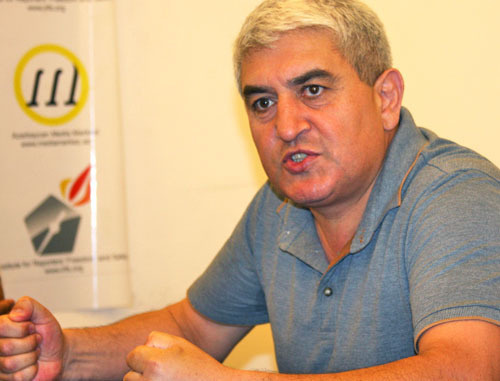 Глава НПО "Право и развитие" Хафиз Гасанов. Фото Парваны Байрамовой для "Кавказского узла"