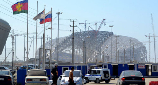 КПП олимпийского парка Сочи. Фото Светланы Кравченко для "Кавказского узла"