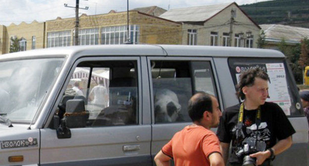 Участники историко-этнографической экспедиции "Волок" в Дербенте. 5 августа 2013 г. Фото Тимура Исаева для "Кавказского узла"