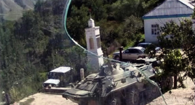 Спецоперация в селе Верхние Убеки Левашинского района Дагестана 30 августа 2013 г. Фото: nac.gov.ru