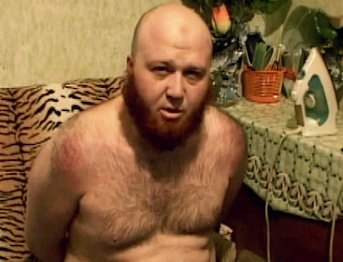 Мурат Сарбашев во время задержания. Санкт-Петербург, февраль 2013 г. Фото пресс-службы  УФСБ Санкт-Петербурга и Ленинградской области