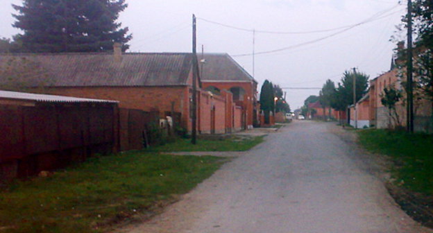 Улица сельского поседения Сагопши. Ингушетия, Малгобекский район, 2013 г. Фото Вахи Белхароева для "Кавказского узла"