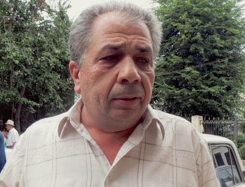 Отец Рафаела Авагяна Сергей Авагян после вынесения приговора его сыну. Нагорный Карабах, Степанакерт, 23 июля 2013 г. Фото Алвард Григорян для "Кавказского узла"