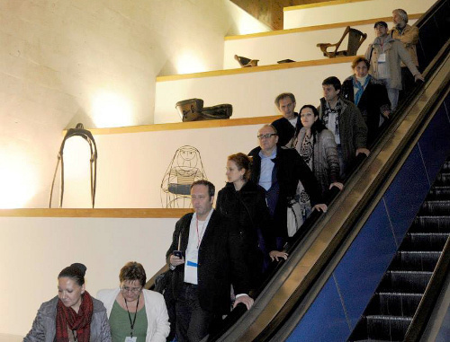 Участники фестиваля "Литературный ковчег" в Центре искусств Гафесчяна. Ереван, 25 октября 2013 г. Фото: https://www.facebook.com/litarkfanpage