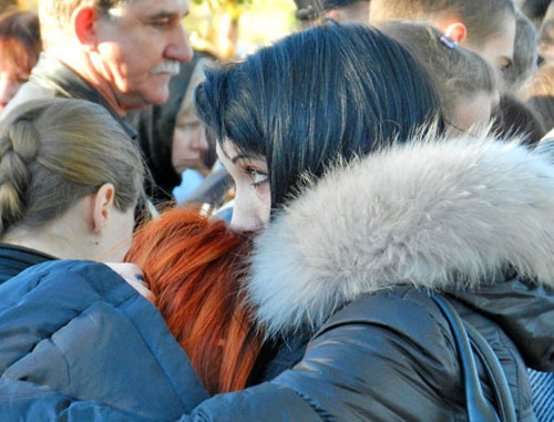 Похороны пострадавших в результате теракта в Волгограде. 24 октября 2013 г. Фото Татьяны Филимоновой для "Кавказского узла"