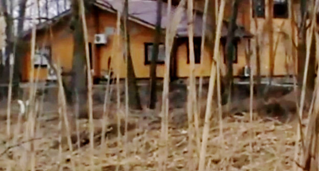 Один из коттеджей турбазы "Житное". Астраханская область, Икрянинский район, февраль 2013 г. Кадр из видеорепортажа "Кавказского узла", http://www.youtube.com/watch?v=QRz6r-dd0O8